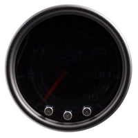 Autometer Spek-Pro Gauge Boost 2 1/16in 35psi Stepper Motor W/Peak & Warn Blacksmoke//Black - Burkken Auto Parts