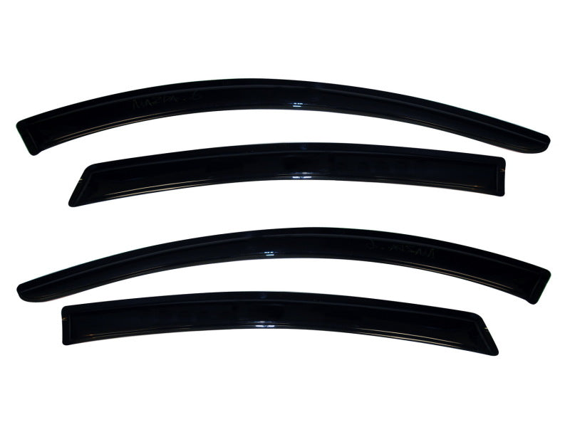 AVS 09-13 Mazda 6 Ventvisor Outside Mount Window Deflectors 4pc - Smoke - Burkken Auto Parts