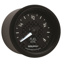 Autometer GT Series 52mm Full Sweep Electronic 0-280 ohm Fuel Level Programmable Empty-Full Range - Burkken Auto Parts