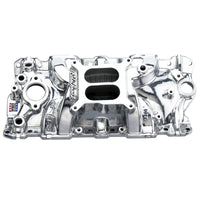 Edelbrock SBC Performer Eps Polished Manifold - Burkken Auto Parts