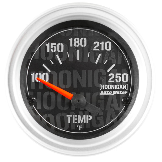 Autometer Hoonigan 52mm 100-200 Deg F Full Electronic Water Temp Gauge - Burkken Auto Parts
