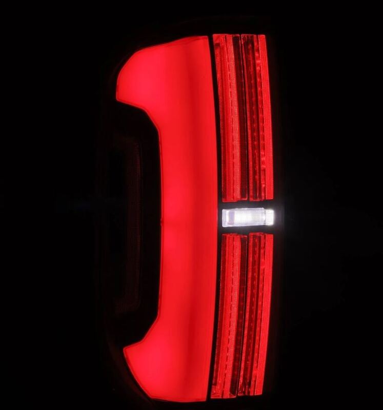 AlphaRex 14-21 Toyota Tundra Nova-Series LED Tail Lights - Black Red - Burkken Auto Parts
