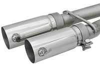 aFe POWER Rebel Series 2-1/2in 409 SS Cat Back Exhaust w/ Polished Tips 16-17 Nissan Titan V8 5.6L - Burkken Auto Parts