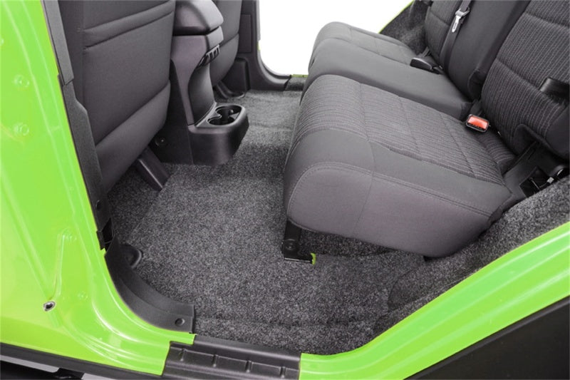 BedRug 76-80 Jeep CJ-7 Rear Kit w/Gussets 4pc Floor Kit (Incl Tailgate & Cargo Liner) - Burkken Auto Parts