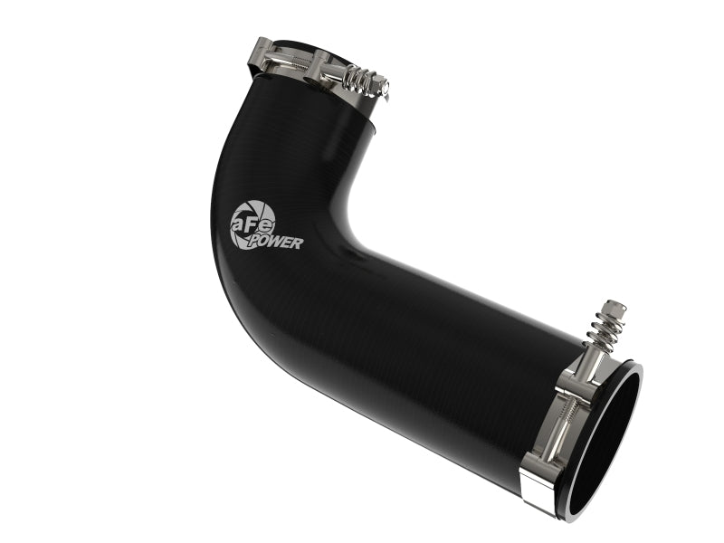 afe 08-10 Ford Trucks V8-6.4L (td) BladeRunner 3 IN Aluminum Hot Charge Pipe - Black - Burkken Auto Parts