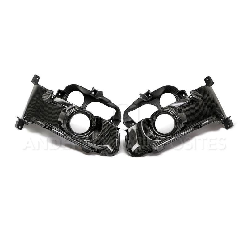 Anderson Composites 15-17 Ford Mustang Fog Light Surrounds - Burkken Auto Parts