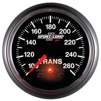 Autometer Elite 52.4mm 100-260F Transmission Temprature Peak & Warn w/ Electronic Control Gauge - Burkken Auto Parts