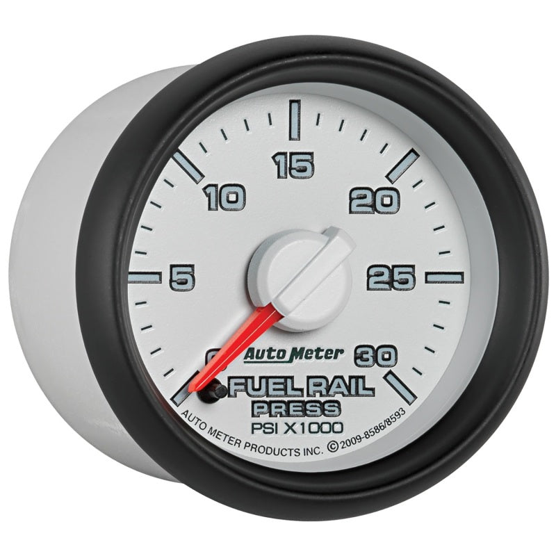Autometer Factory Match Diesel Fuel  Rail Pressure Gauge 52.4mm 0-30K PSI SE, Cummins 6.7 L, Dodge - Burkken Auto Parts