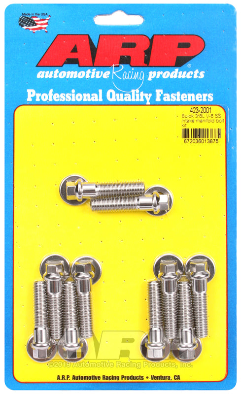 ARP Buick 3.8L V-6 SS Intake Manifold Bolt Kit - Burkken Auto Parts