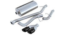 Corsa 1999-2006 GMC Sierra Reg. Cab/Short Bed 1500 4.8L V8 Black Sport Cat-Back Exhaust - Burkken Auto Parts