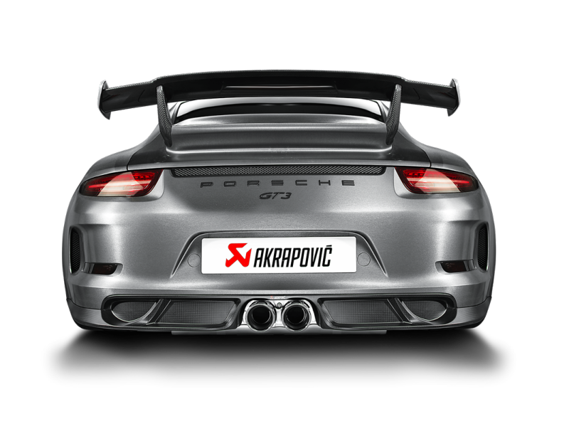 Akrapovic 14-17 Porsche 911 GT3 (991) Rear Carbon Fiber Diffuser - Matte - Burkken Auto Parts