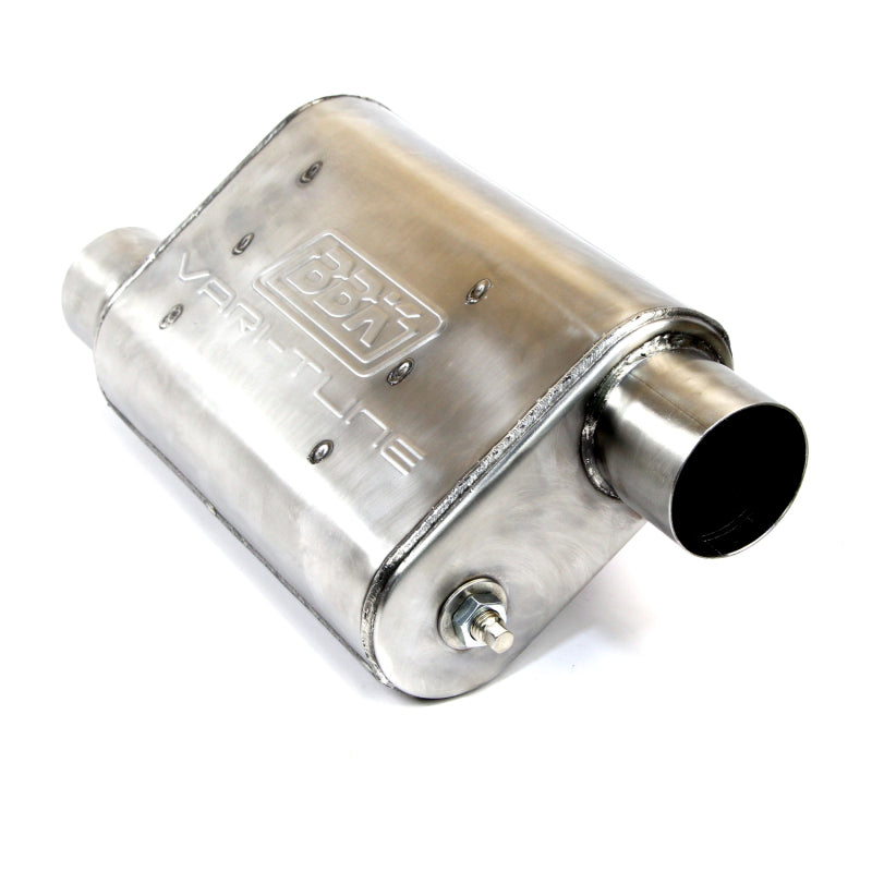 BBK VariTune Adjustable Performance Muffler 2-1/2 Offset/Offset Stainless Steel - Burkken Auto Parts