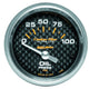 Autometer Carbon Fiber 52mm 100 PSI Electronic Oil Pressure Gauge - Burkken Auto Parts
