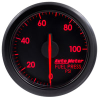 Autometer Airdrive 2-1/6in Fuel Pressure Gauge 0-100 PSI - Black - Burkken Auto Parts