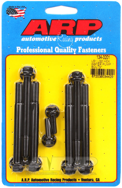 ARP LS1 / LS2 Water Pump w/ Thermostat Housing SS Hex Bolt Kit - Burkken Auto Parts