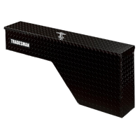 Tradesman Aluminum Fender Well Truck Tool Box (48in.) - Black - Burkken Auto Parts