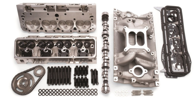 Edelbrock 435Hp Total Power Package Top-End Kit for Use On 1987 And Later SB-Chevy w/ Oe Lifters - Burkken Auto Parts