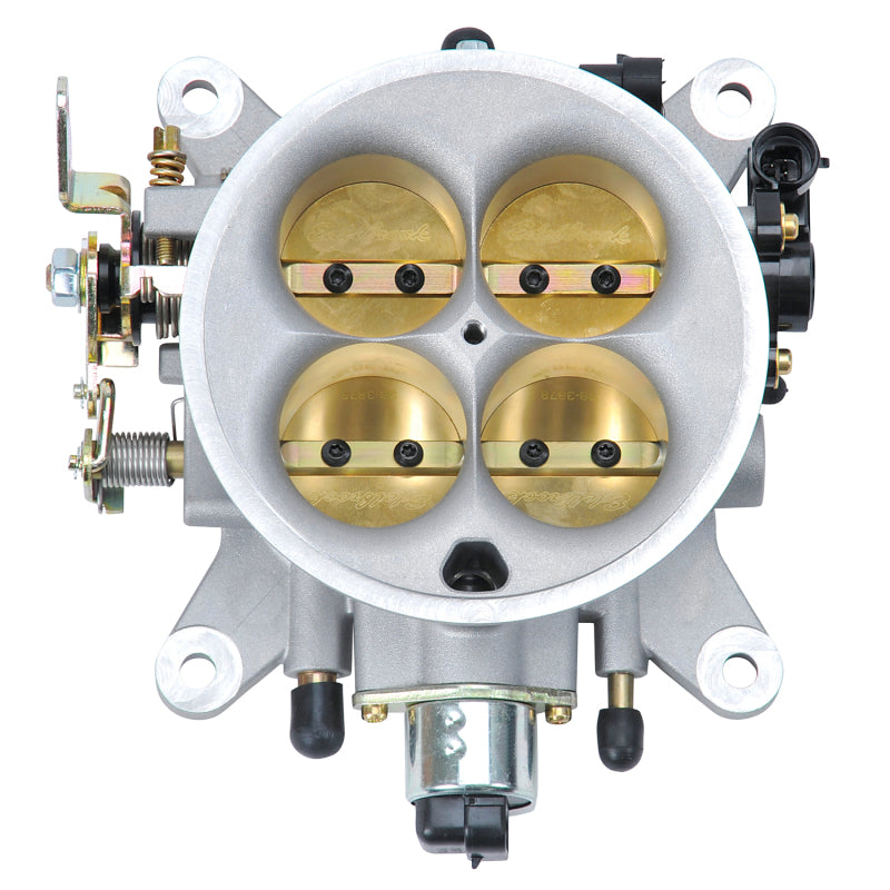 Edelbrock Throttle Body Victor EFI 4-Barrel 4150 Style Flange 1.75In Bores Die Cast - Burkken Auto Parts