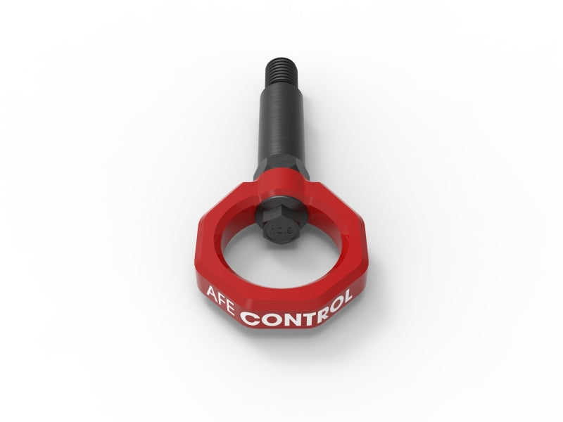 aFe Control Front Tow Hook Red 20-21 Toyota GR Supra (A90) - Burkken Auto Parts