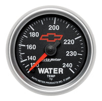 Autometer Sport-Comp II 2-1/16in 120-240 Deg Mechanical Water Temp Gauge - Bowtie Black - Burkken Auto Parts