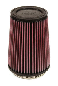 K&N Filter Universal Rubber Filter 4 inch Flange 5 3/8 inch Base 4 3/8 inch Top 7 inch Height - Burkken Auto Parts