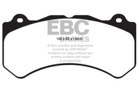 EBC 16+ Cadillac ATS-V 3.6 Twin Turbo Redstuff Front Brake Pads - Burkken Auto Parts