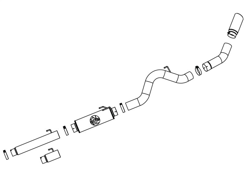 aFe MACHForce XP Exhaust 5in Cat-Back SS 04.5-07 Dodge Diesel Trucks L6-5.9L (td) - Burkken Auto Parts