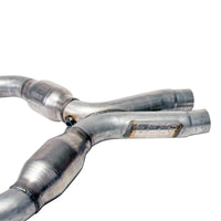 BBK 05-10 Mustang 4.6 Short Mid X Pipe With Catalytic Converters 2-3/4 For BBK Long Tube Headers - Burkken Auto Parts