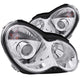 ANZO 2001-2007 Mercedes Benz C Class W203 Projector Headlights Chrome - Burkken Auto Parts