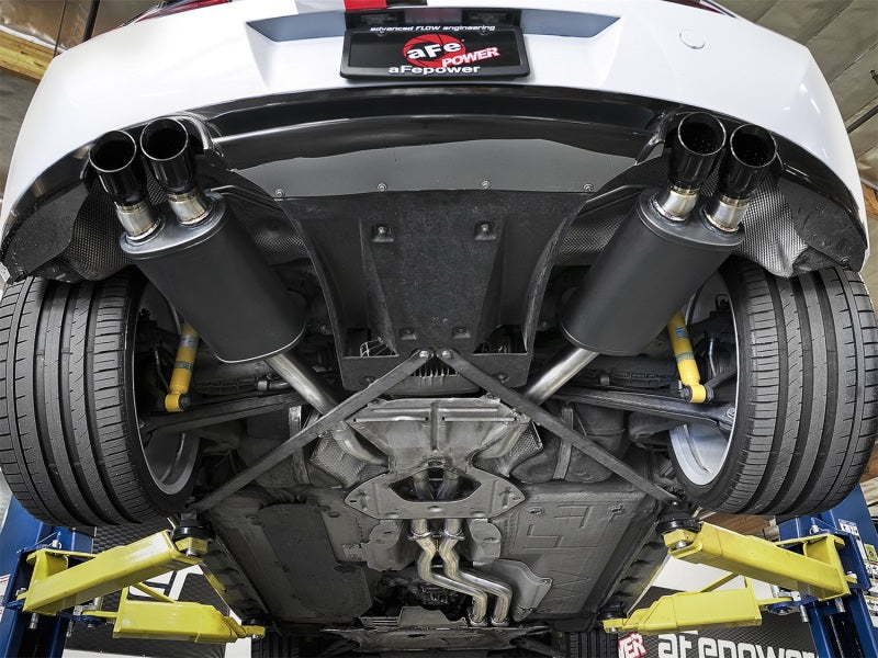 aFe MACH Force-Xp 2-1/2in 304 SS Cat-Back Exhaust w/ Black Tips 05-08 BMW Z4 M Coupe (E86) L6 3.2L - Burkken Auto Parts