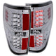 ANZO 2009-2014 Ford F-150 LED Taillights Chrome - Burkken Auto Parts