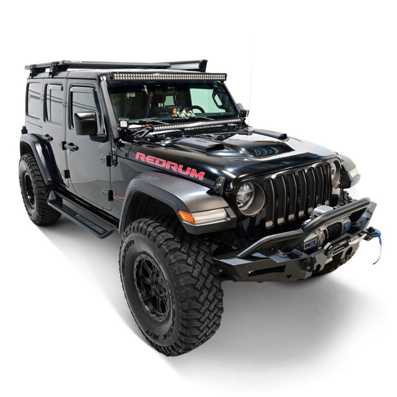 Westin 20-25 Jeep Gladiator / 18-25 Wrangler JL XTS Round Bull Bar - Tex. Blk - Burkken Auto Parts