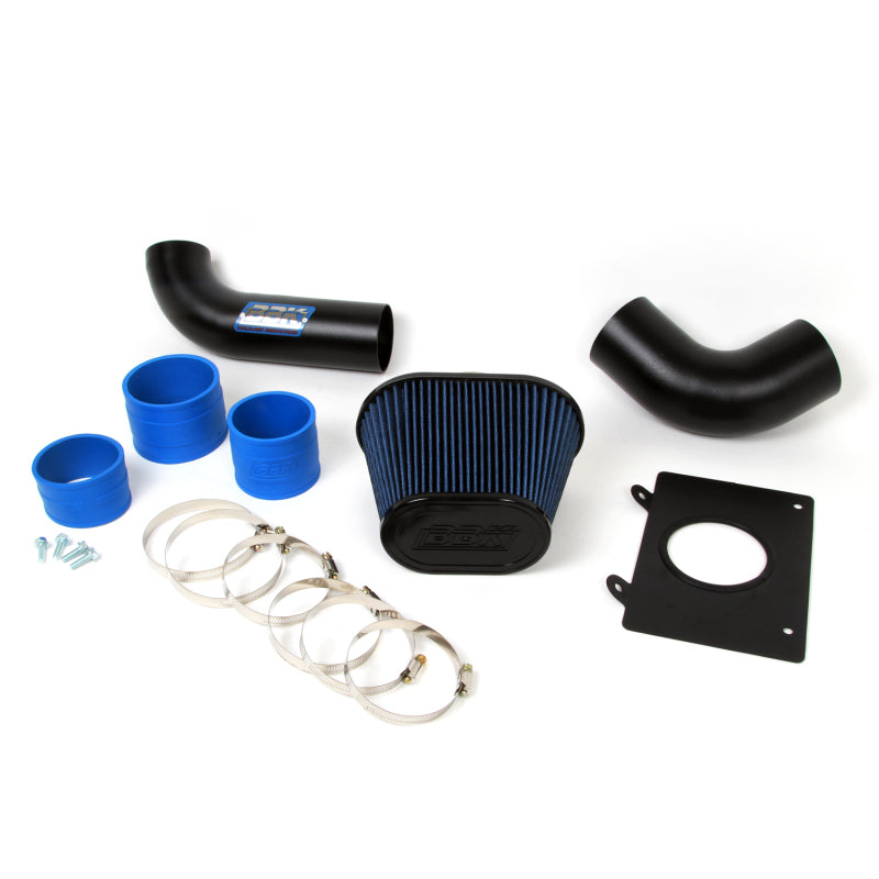 BBK 86-93 Mustang 5.0 Cold Air Intake Kit - Fenderwell Style - Blackout Finish - Burkken Auto Parts