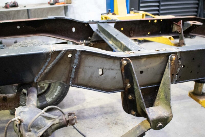 Rust Buster 73-87 Chevy K10/K20 Leaf Spring Frame Repair Kit - Right