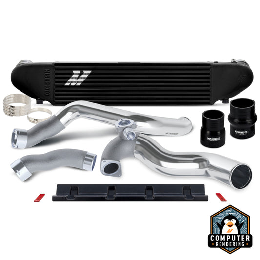 Mishimoto 2024+ Ford Mustang 2.3L EcoBoost Performance Intercooler Kit -  Black/Polished - Burkken Auto Parts