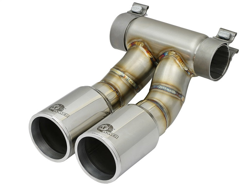 aFe Power 13-14 Porsche Cayman S / Boxster S Polish Exhaust Tip Upgrade - Burkken Auto Parts
