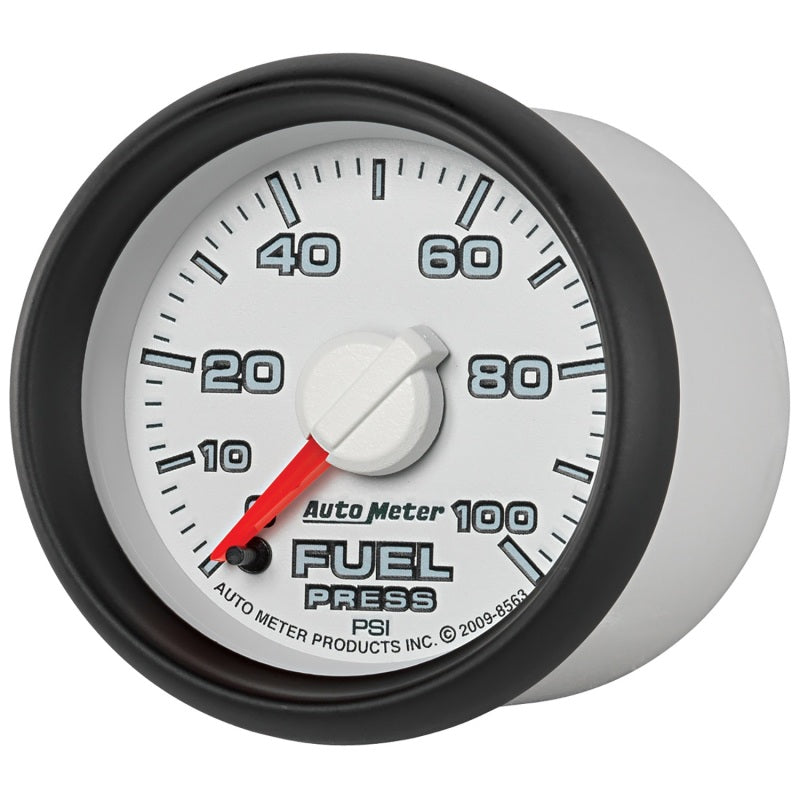 Autometer Factory Match 52.4mm Full Sweep Electronic 0-100 PSI Fuel Pressure Gauge Dodge - Burkken Auto Parts
