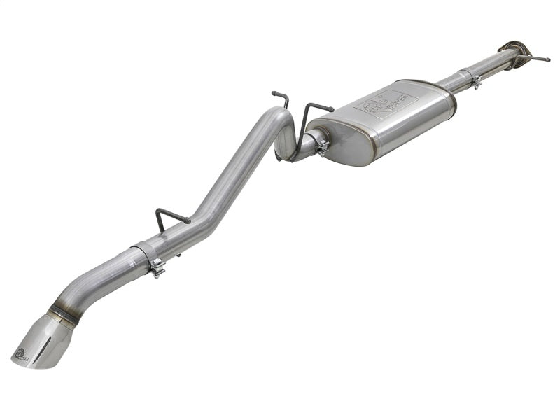 aFe MACH Force-Xp Hi-Tuck 3in. 409 SS C/B Exhaust 15-18 GM Colorado L4-2.5L/V6-3.6L - Polished Tip - Burkken Auto Parts