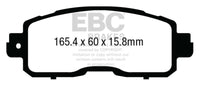 EBC 13+ Nissan Altima 2.5 (L33) Sedan Greenstuff Front Brake Pads - Burkken Auto Parts