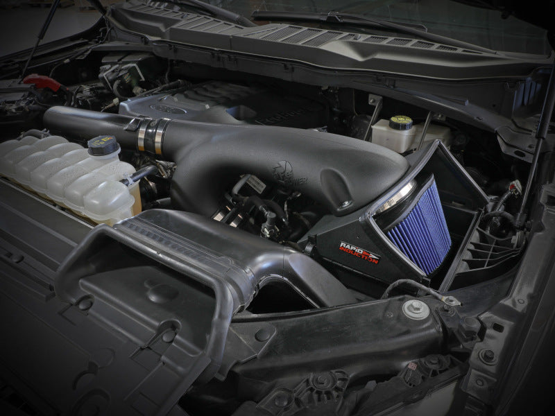 aFe Rapid Induction Cold Air Intake System w/Pro 5R Filter 2021+ Ford F-150 V6-3.5L (tt) - Burkken Auto Parts