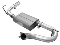 aFe Scorpion 2-1/2in Alum Steel Axle-Back Exhaust w/Polished Tip 07-18 Jeep Wrangler JK V6-3.6/3.8L - Burkken Auto Parts