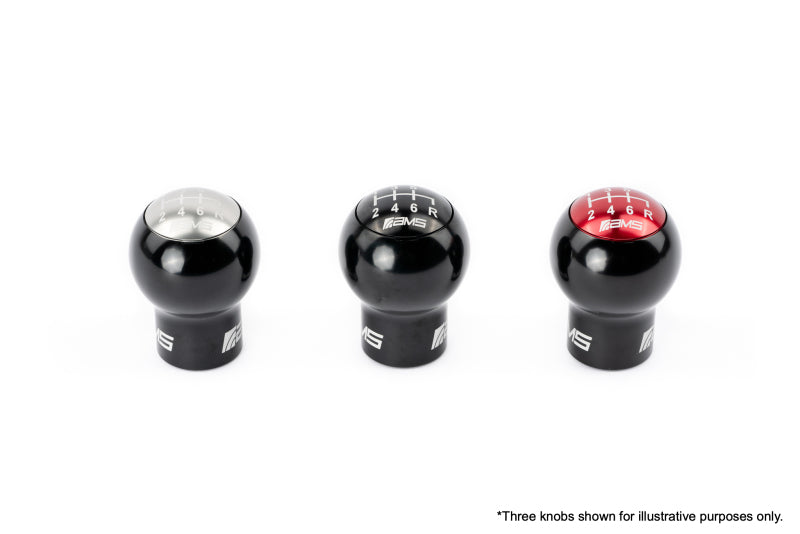 AMS Performance Subaru WRX/STi 6-Speed Billet Shift Knob (Incl Red, Black, & Gunmetal Cap) - Burkken Auto Parts