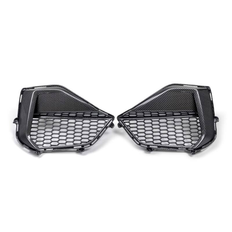 Anderson Composites 2024 Ford Mustang GT Carbon Fiber Front Bumper Inserts - Burkken Auto Parts