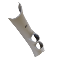 Autometer 10-12 Dodge Ram 52mm Taupe Dual Pillar Pod - Burkken Auto Parts