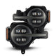AlphaRex 21-23 Ford Bronco NOVA LED Proj Headlights Alpha-Black w/Activ Light/Seq Signal/DRL - Burkken Auto Parts