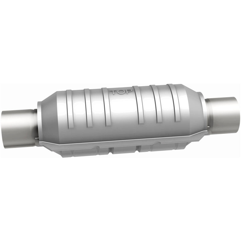 MagnaFlow Catalytic Converter 2 in Inlet 2 in Outlet 11 in Length SS - Burkken Auto Parts