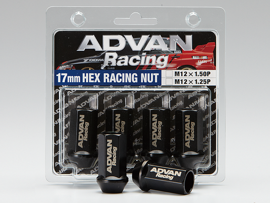 Advan Lug Nut 12X1.25 (Black) - 4 Pack - Burkken Auto Parts