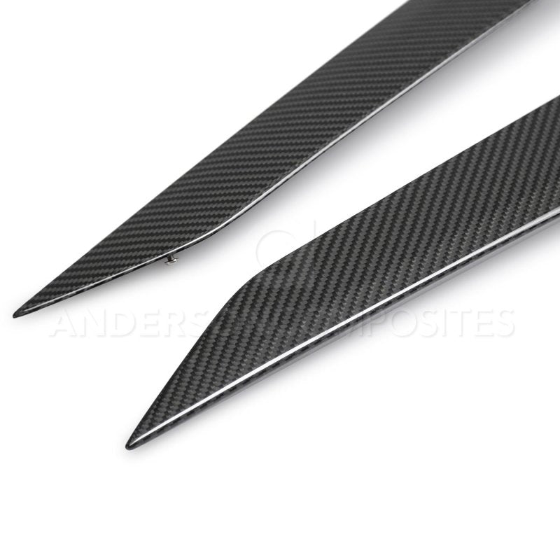 Anderson Composites 20-21 Chevrolet Corvette C8 Stingray Carbon Fiber Door Handle Cover - Burkken Auto Parts
