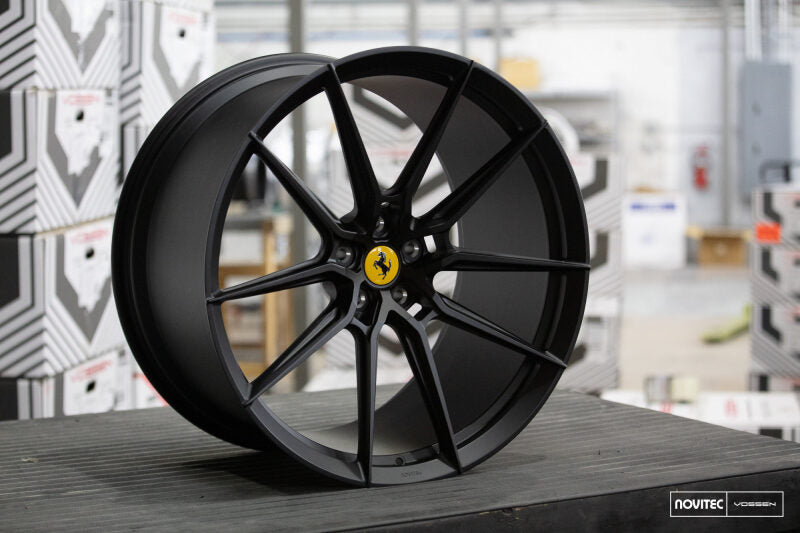 Vossen x Novitec NF9 21x11.5in - 5x114.3 BP - ET29 - Satin Black Ferrari 296 Rear Wheel