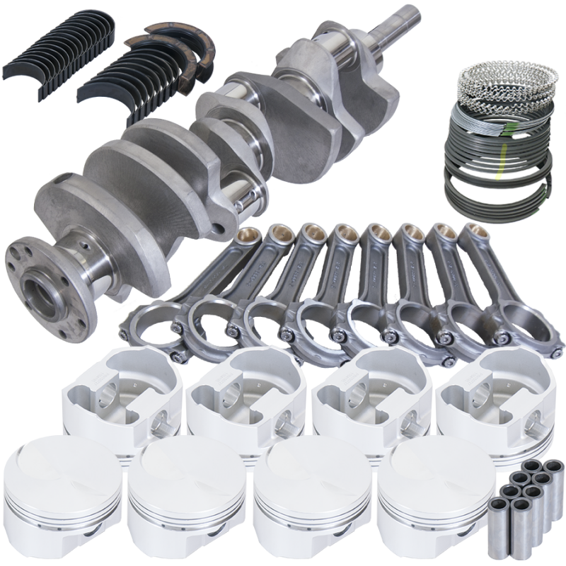 Eagle Ford 460 4.140in Crank 6.800in I-Beam Rods -3cc Flat Top 4.440in Pistons Rotating Assembly - Burkken Auto Parts